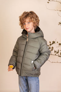 Antique Olive | Sage EcoReversible Puffer